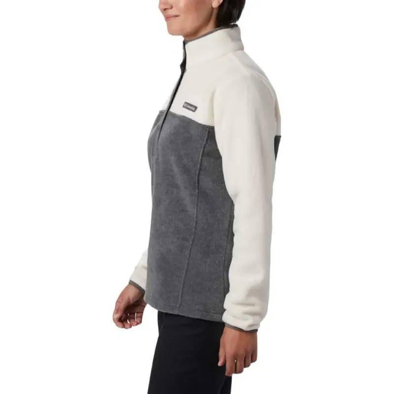 Columbia Benton Springs Half Zip Fleece II Womens in City Grey Heather-2