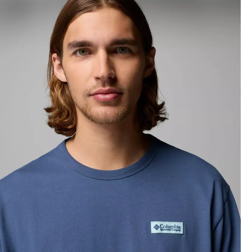 Columbia CSC Heavyweight Iconic T-Shirt Mens in Dark Mountain-4