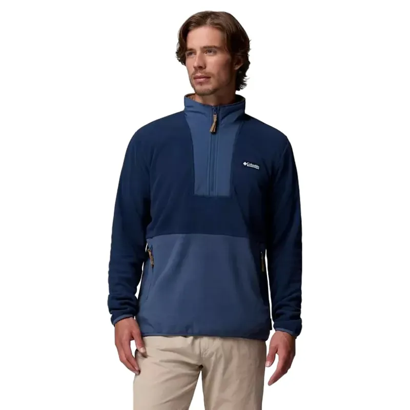 Columbia Sequoia Grove II Half Zip Fleece Mens in Collegiate Navy