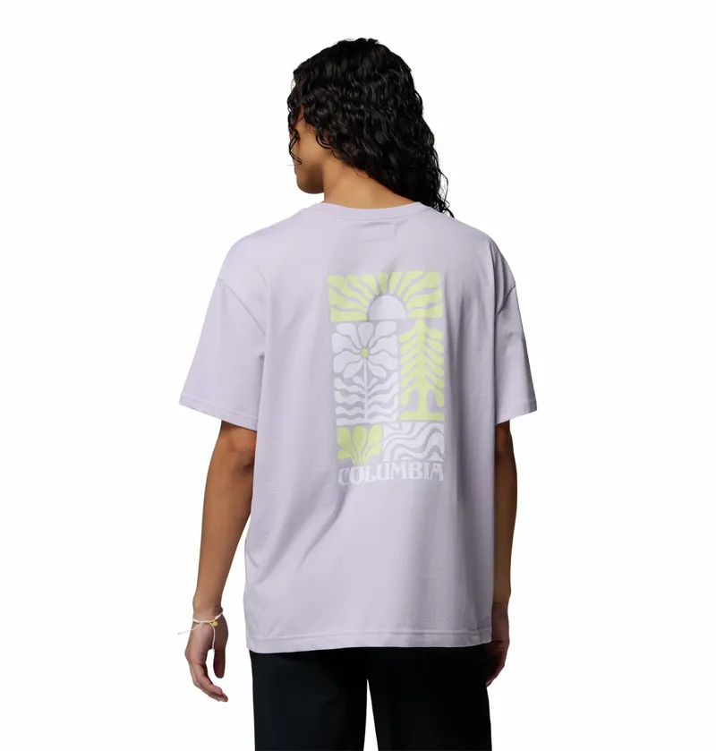 Columbia Rolling Bend Graphic Tee Women in Lavender/Floral-1