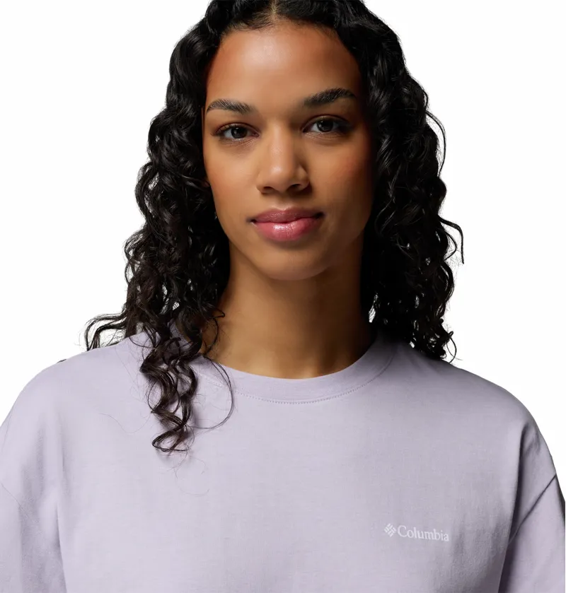 Columbia Rolling Bend Graphic Tee Women in Lavender/Floral-4