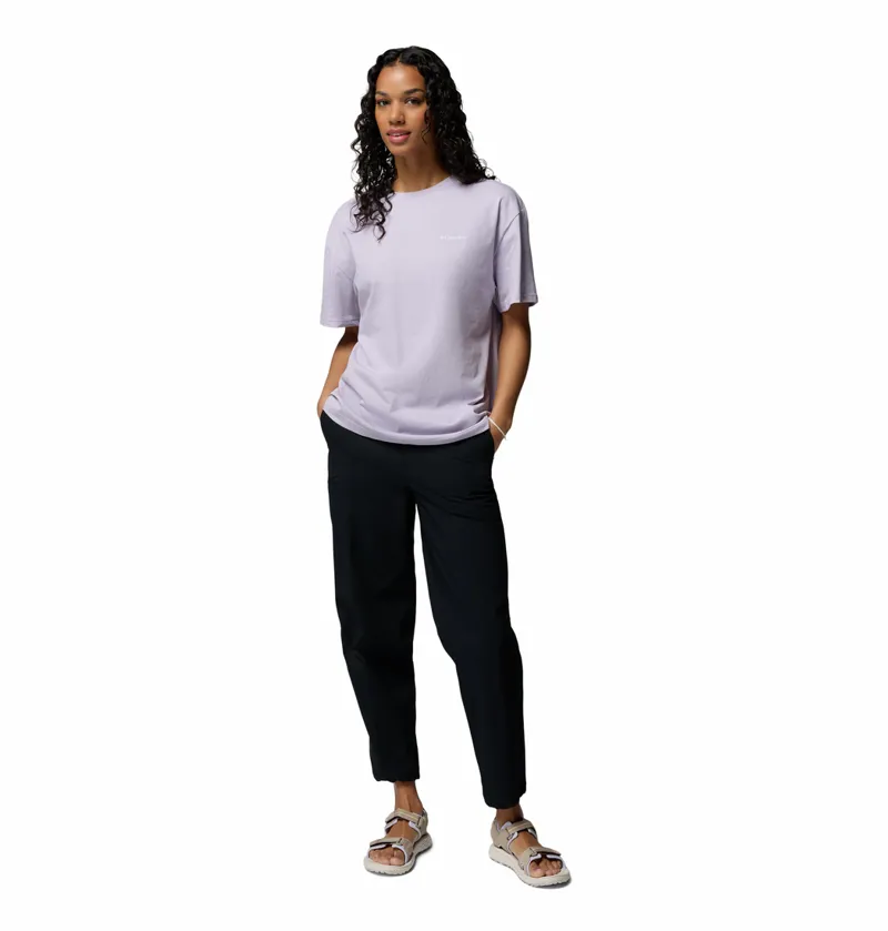 Columbia Rolling Bend Graphic Tee Women in Lavender/Floral-5