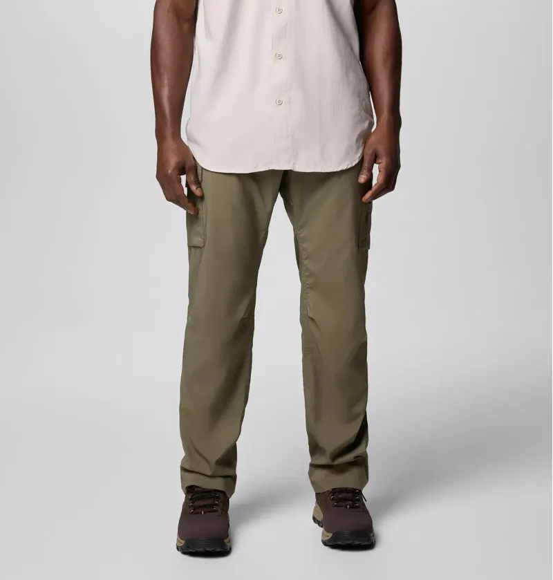 Columbia Silver Ridge Utility Walking Trousers Mens in Stone Green