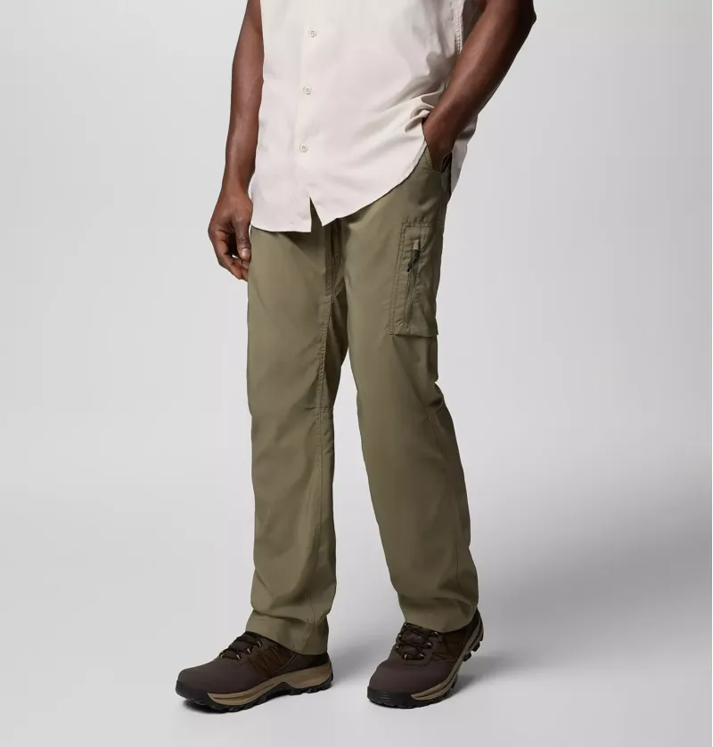 Columbia Silver Ridge Utility Walking Trousers Mens in Stone Green-3