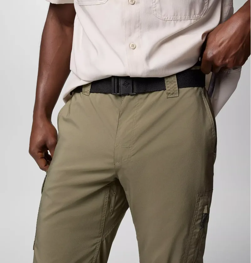 Columbia Silver Ridge Utility Walking Trousers Mens in Stone Green-4