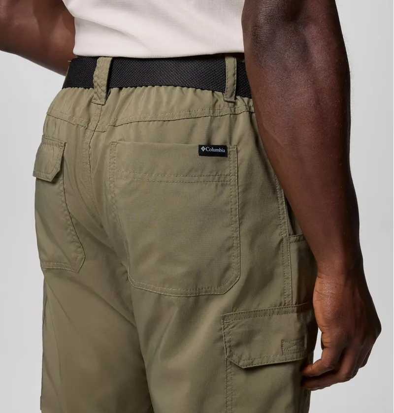 Columbia Silver Ridge Utility Walking Trousers Mens in Stone Green-5