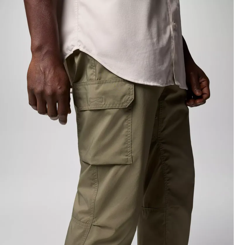 Columbia Silver Ridge Utility Walking Trousers Mens in Stone Green-7