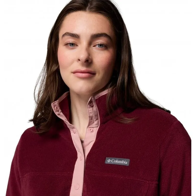 Columbia Benton Springs 1/2 Snap Pullover II Women's in Rich Wine-3