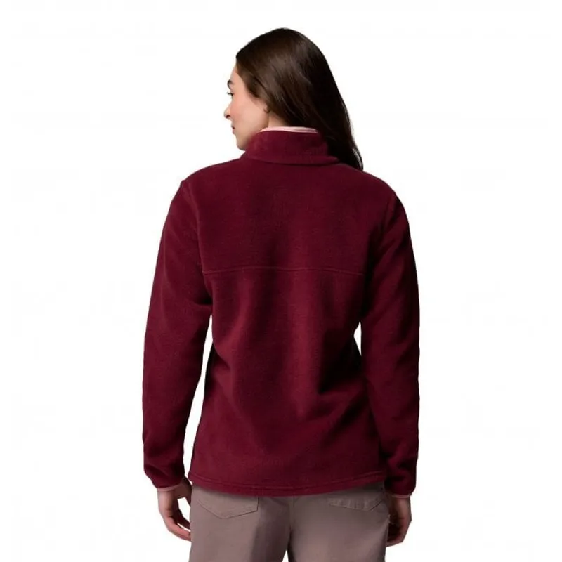 Columbia Benton Springs 1/2 Snap Pullover II Women's in Rich Wine-2