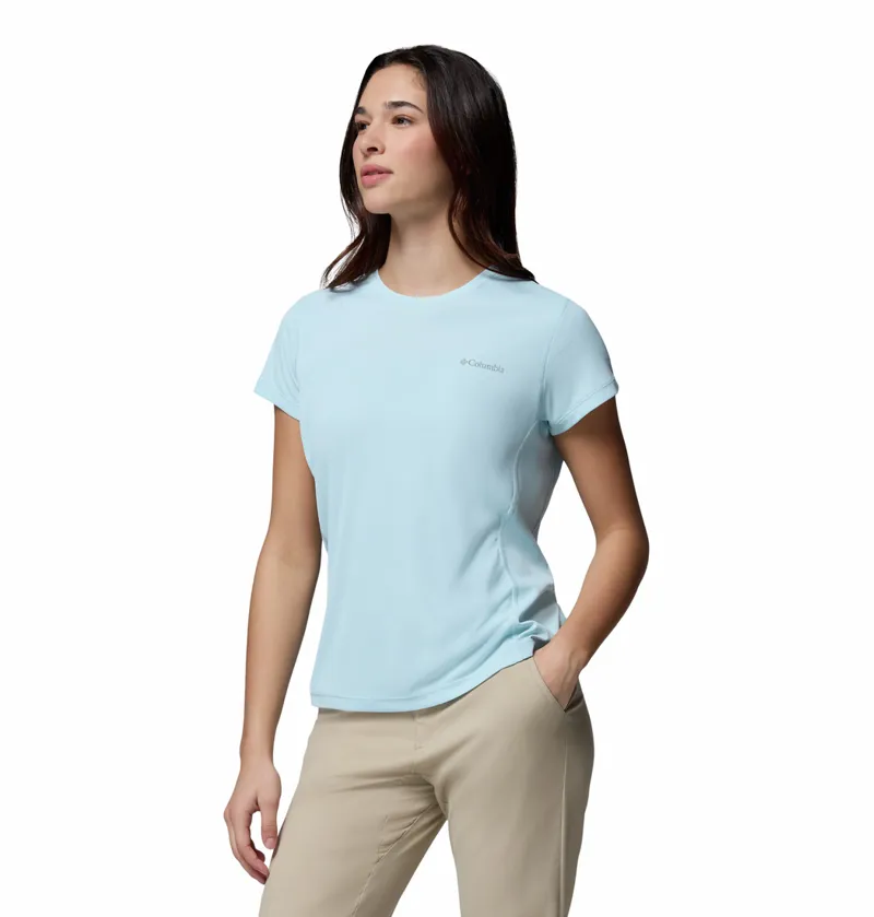 Columbia Zero Rules Light Short Sleeve Crew Womens in Marine Light