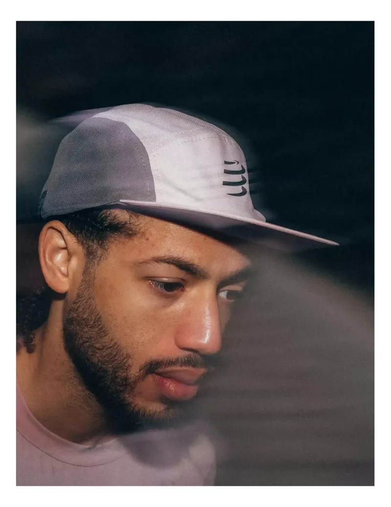 Compressport 5 Panel Cap Eat My Dust in Zephyr-2