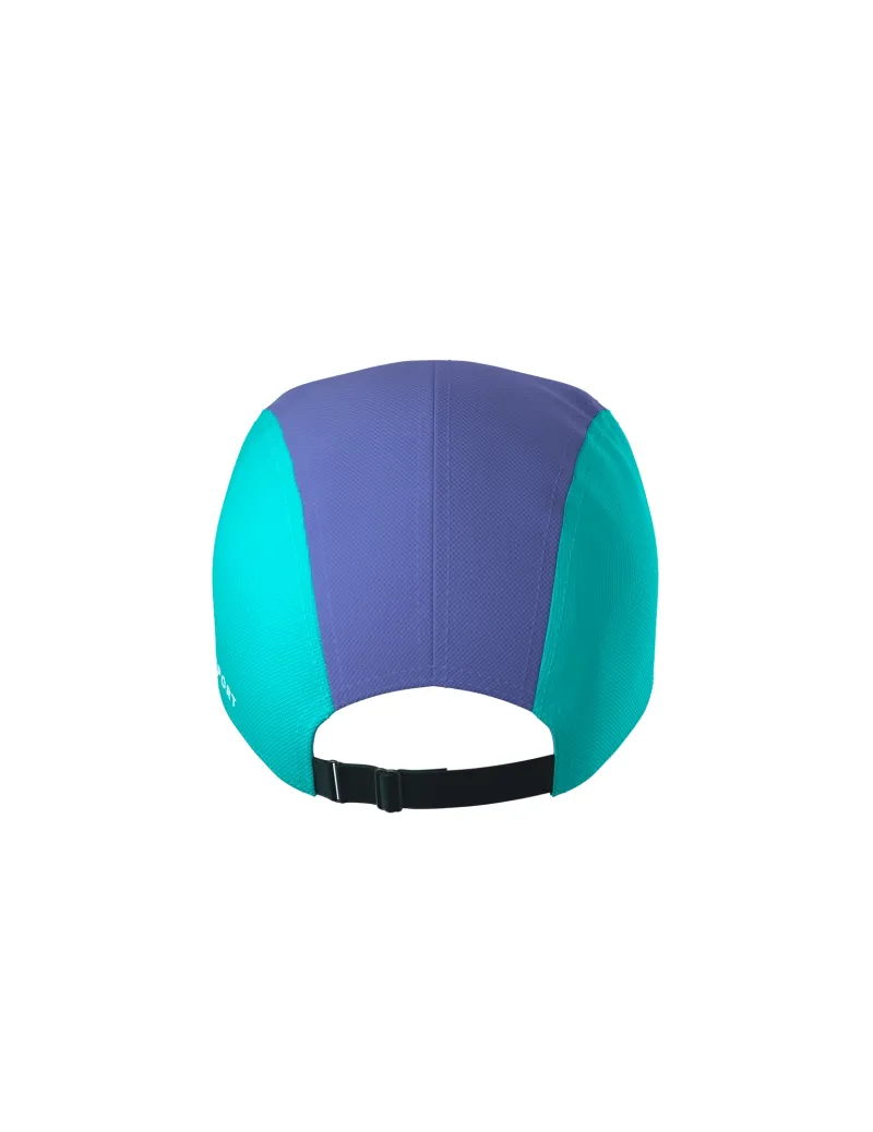 Compressport 5 Panel Running Cap in Orient Blue/Pool Blue-1