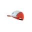 Compressport 5 Panel Running Cap in Star White/Tigerlily