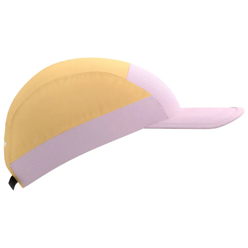 CompresSport 5 Panel Light Cap in Buff Orange/Roseate-2
