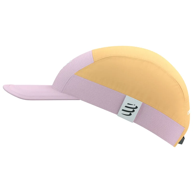 CompresSport 5 Panel Light Cap in Buff Orange/Roseate-6