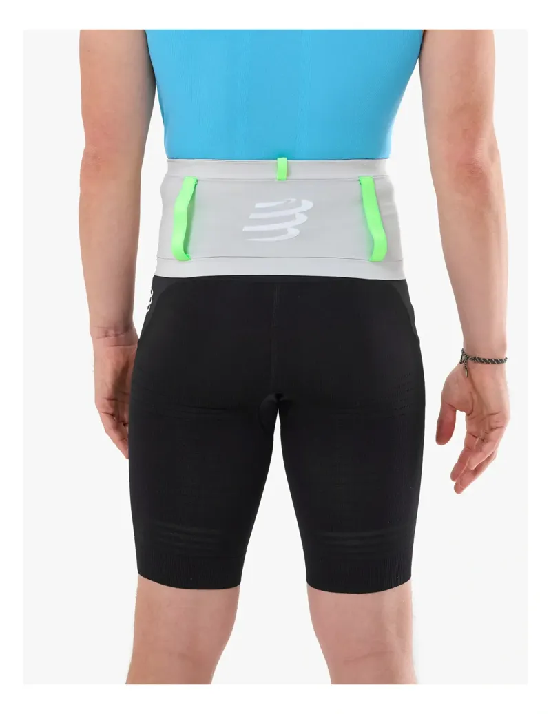 Compressport Free Belt Pro in Gray Violet/Neon Green-1