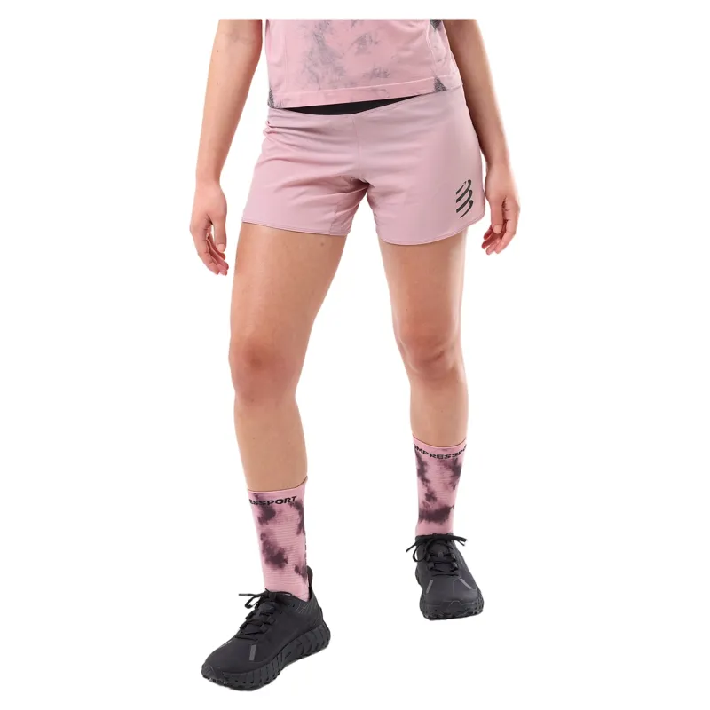 Compressport Performance Short Eat My Dust Women's in Zephyr