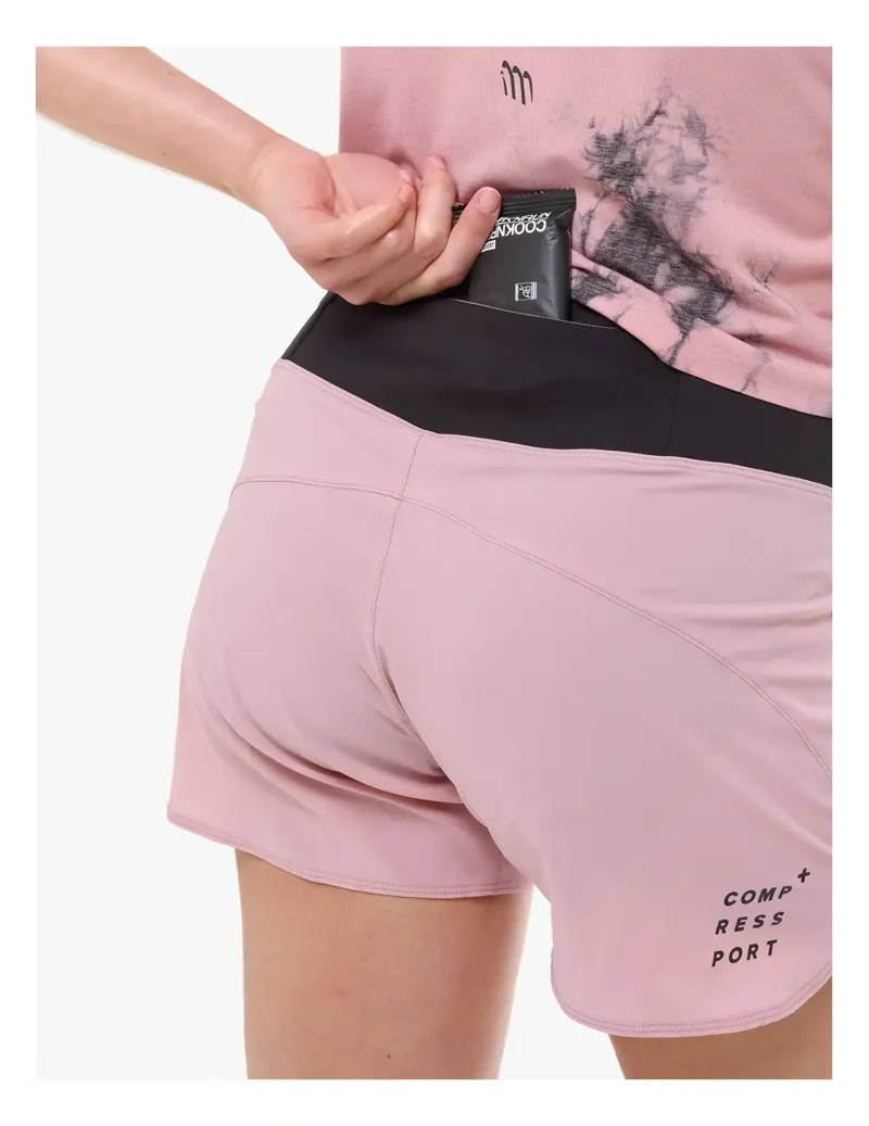 Compressport Performance Short Eat My Dust Women's in Zephyr-2