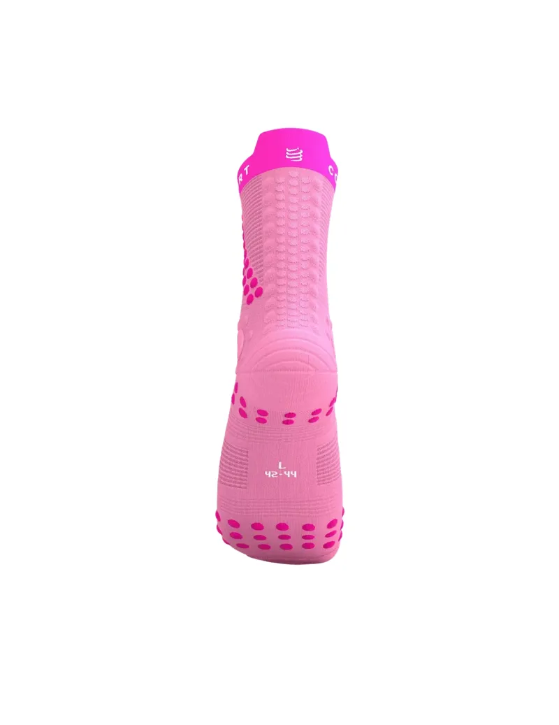 Compressport Pro Racing Socks v4.0 Trail in Begonia/Neon Pink-3