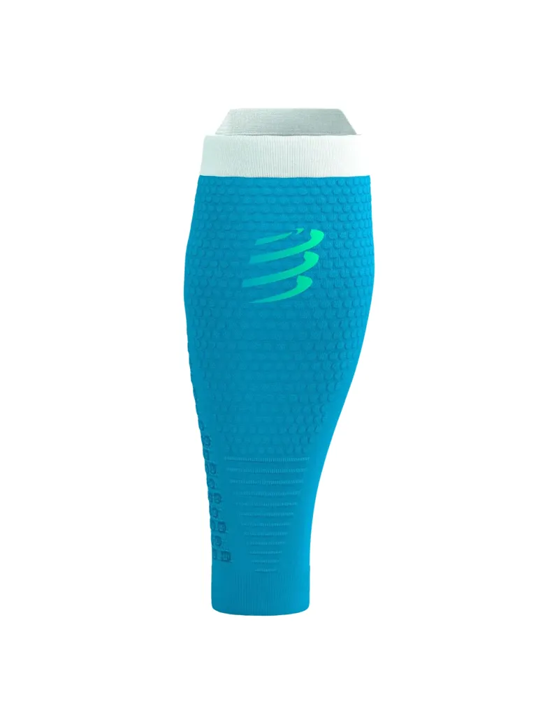 Compressport R2 3.0 Calf Sleeves in Norse Blue/White-1