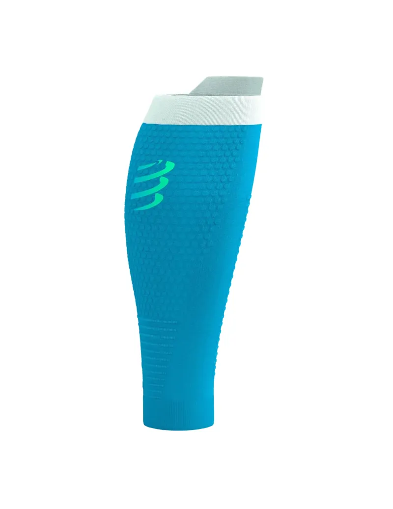 Compressport R2 3.0 Calf Sleeves in Norse Blue/White-2