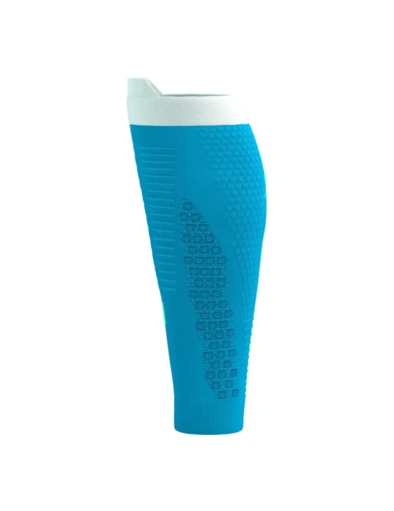 Compressport R2 3.0 Calf Sleeves in Norse Blue/White-3