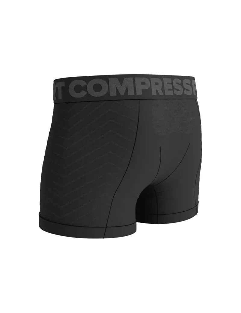 Compressport Seamless Boxer Men in Black-1