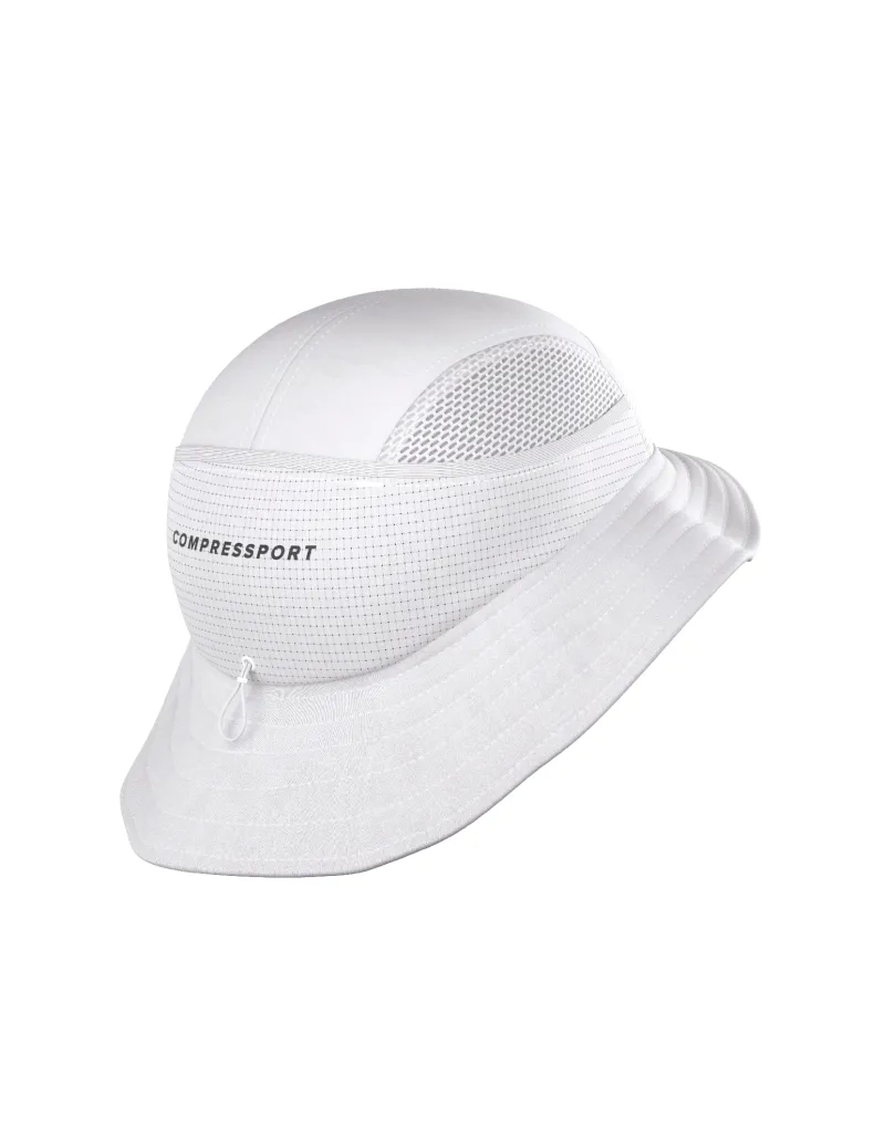 Compressport Stayfresh Ice Bob Running Bucket Hat in White-2