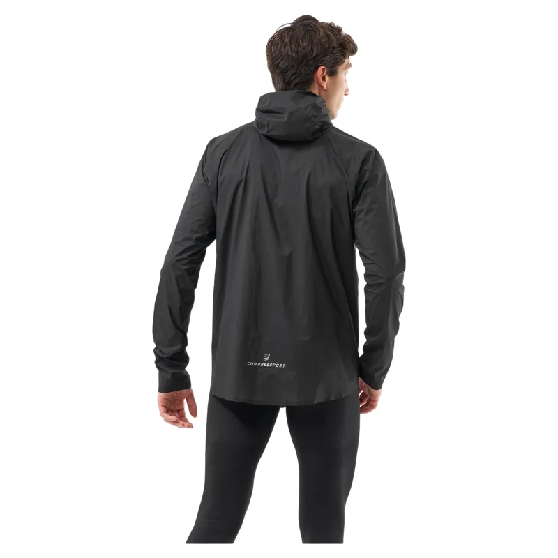 Compressport Thunderstorm Waterproof Jacket Unisex in Black-1