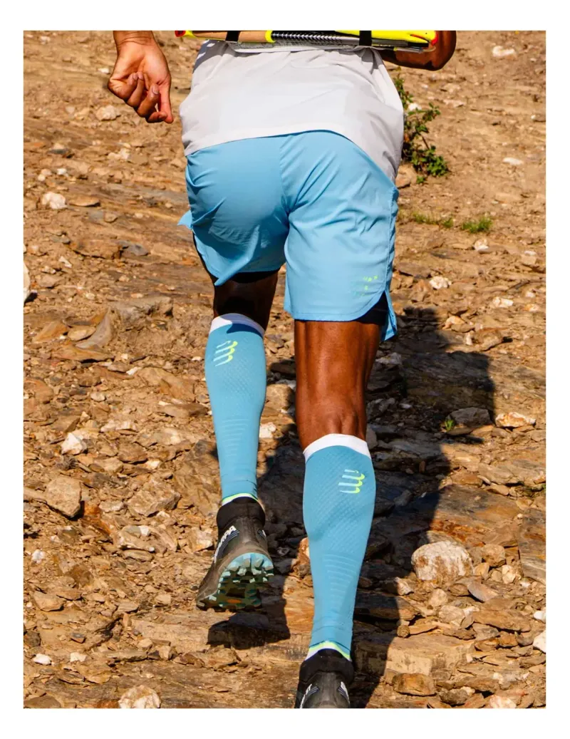 Compressport Trail Racing 2-In-1 Running Short Mens in Norse Blue-5