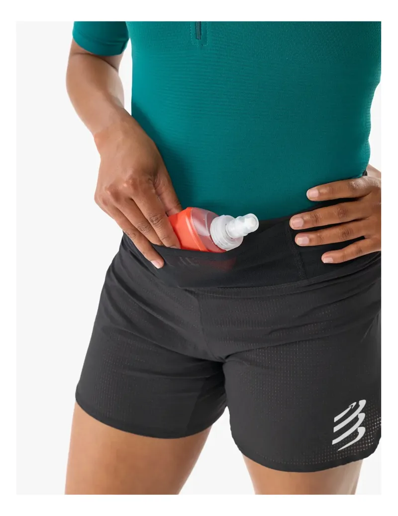 Compressport Trail Racing Short Womens in Black-10