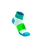 Compressport Ultra Trail Low Socks in Norse Blue/Neon Green