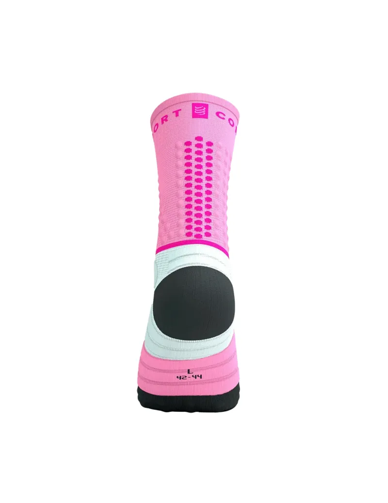 Compressport Ultra Trail Socks V2.0 in Begonia/Neon Pink-3