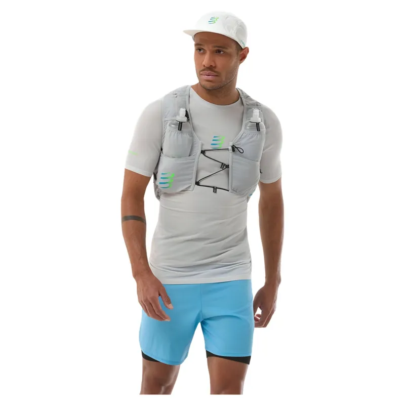 Compressport UltRun Evo 10 Pack in Gray Violet/Blue Green
