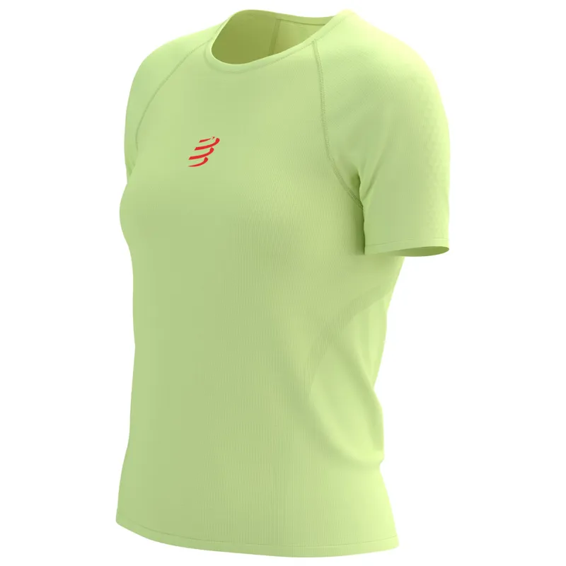 CompresSport Trail Racing Short Sleeve T-Shirt Womens in Shadow Lime-7