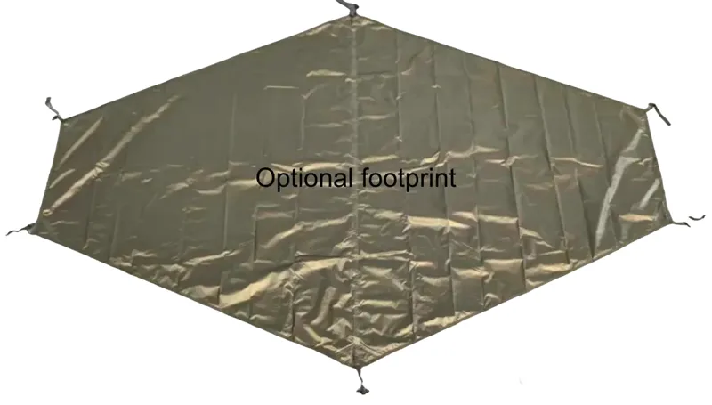 Nortent Vern 1 Silnylon 4S Tent with Footprint in Army Green-12