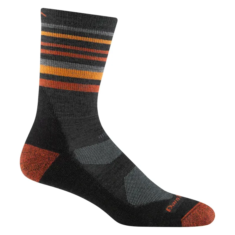 Darn Tough Fastpack Micro Crew Lightweight Hiking Socks Mens Charcoal
