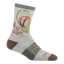Darn Tough Mellow Mushrooms Micro Crew Lt Cushion Womens in Ash