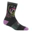 Darn Tough Mellow Mushrooms Micro Crew Lt Cushion Womens in Charcoal