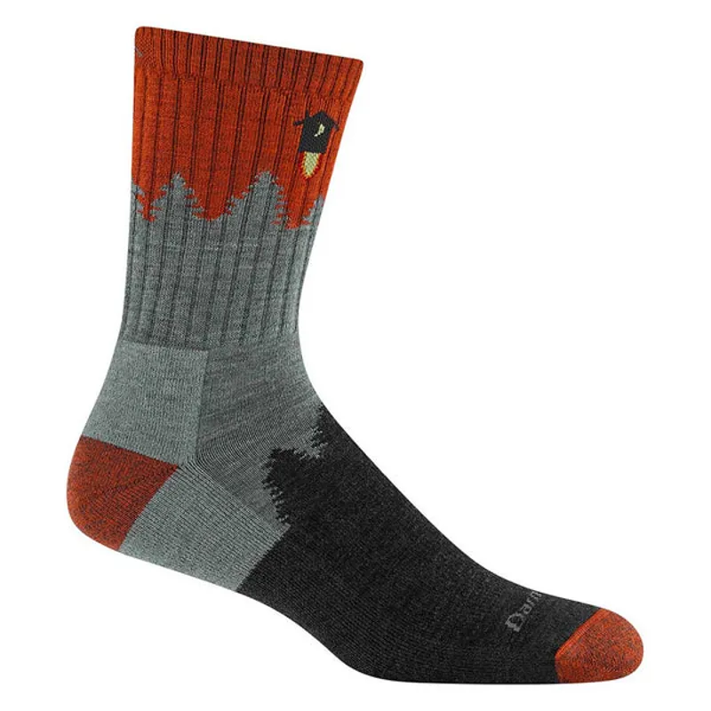 Darn Tough Number 2 Micro Crew Midweight With Cushion Mens in Seafoam