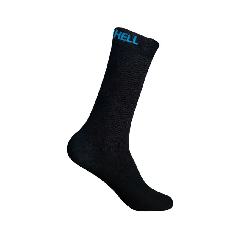 Dexshell Ultra Thin Waterproof Bamboo Knee Socks in Black