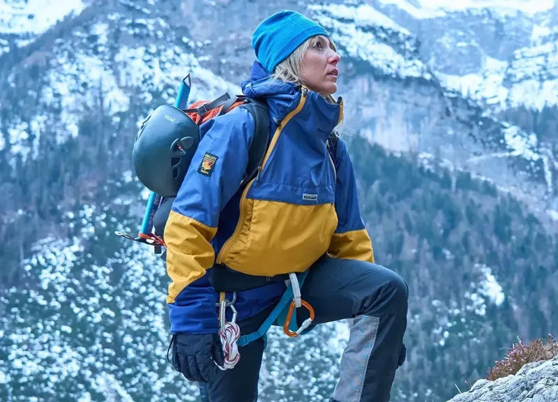 Paramo Velez Evolution Hybrid Smock Womens in Midnight/Gold/Indigo-3