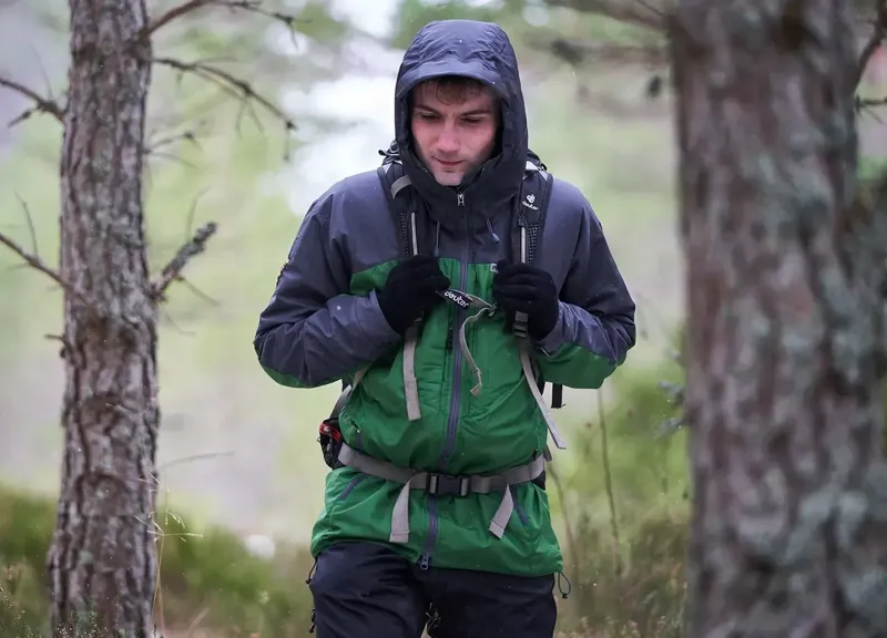 Paramo Alta III Jacket Mens in Fir/Grey-8
