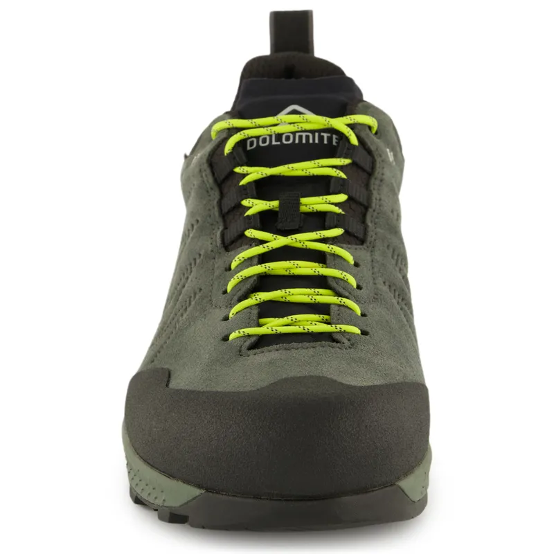 Dolomite Crodarossa Leather GTX Mens in Silver Green/Lime Green-4