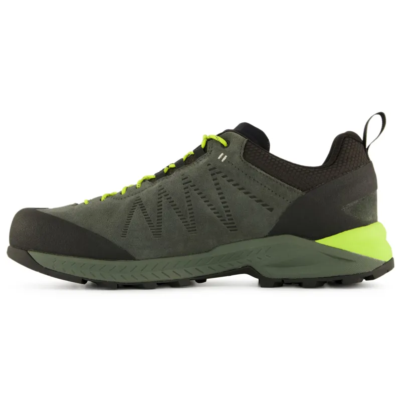 Dolomite Crodarossa Leather GTX Mens in Silver Green/Lime Green-1