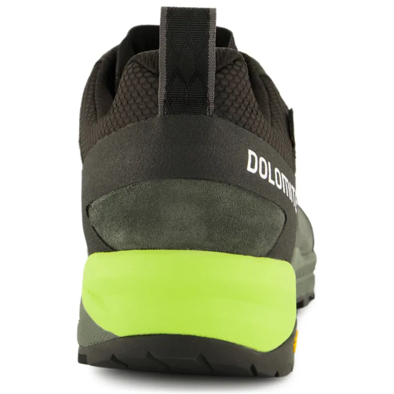 Dolomite Crodarossa Leather GTX Mens in Silver Green/Lime Green-3