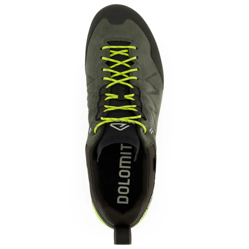 Dolomite Crodarossa Leather GTX Mens in Silver Green/Lime Green-7