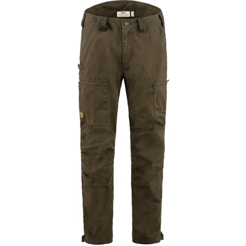 Fjallraven Drev Hybrid Mens Trousers in Dark Olive