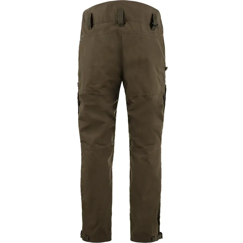 Fjallraven Drev Hybrid Mens Trousers in Dark Olive-1