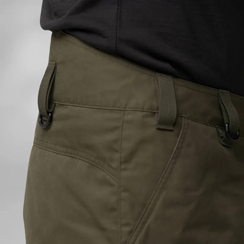 Fjallraven Drev Hybrid Mens Trousers in Dark Olive-9